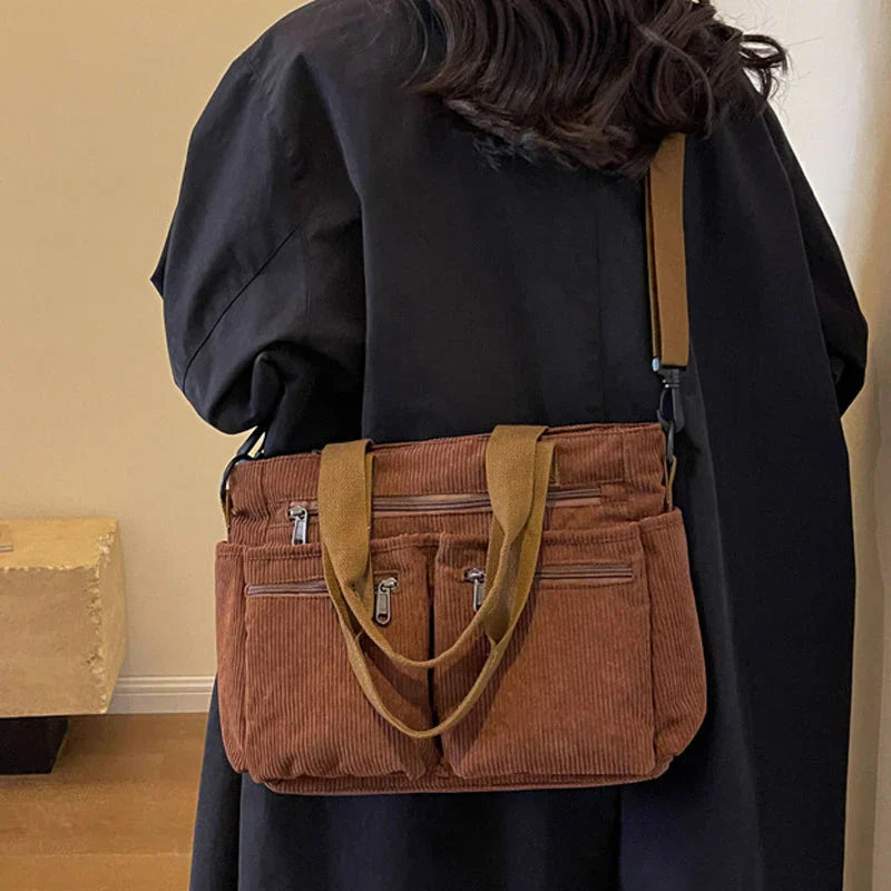 Corinna - Borsa in Velluto a Coste