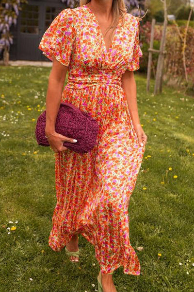 Pauline - Abito lungo a fiori