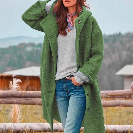 Natalia - Cappotto Lungo Oversize Morbido