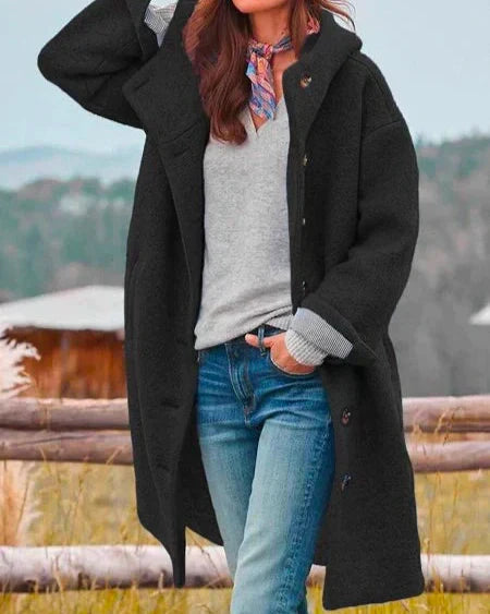 Natalia - Cappotto Lungo Oversize Morbido