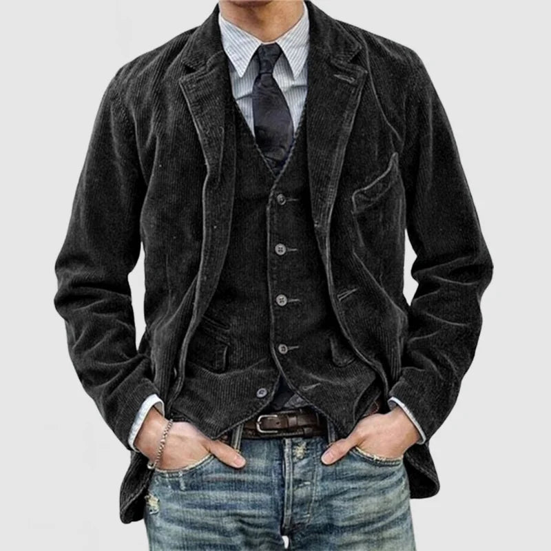 Adamo - Blazer e Gilet in Velluto a Coste