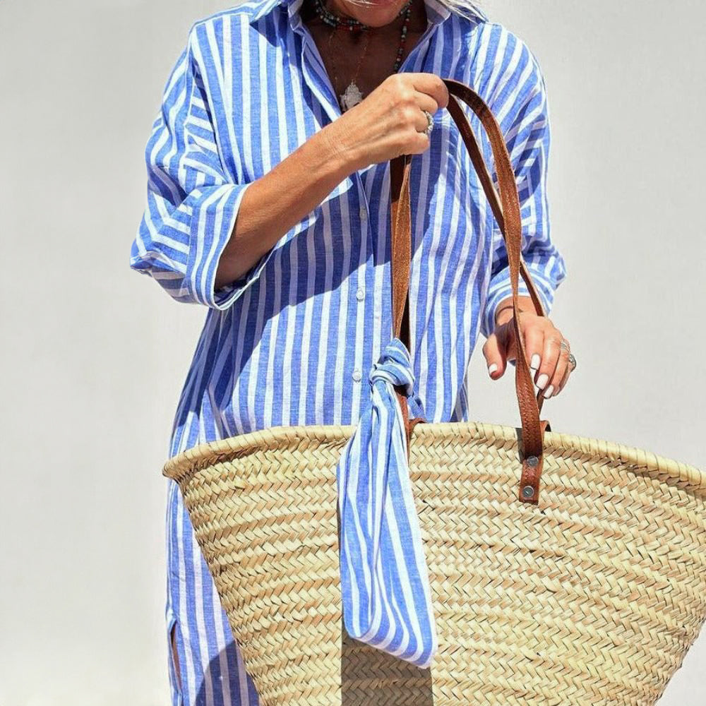 Colen - Abito Camicia a Righe Classiche