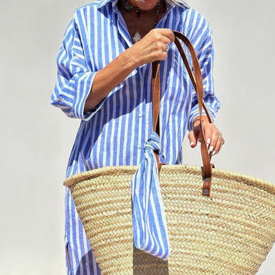 Colen - Abito Camicia a Righe Classiche