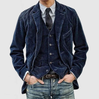 Adamo - Blazer e Gilet in Velluto a Coste