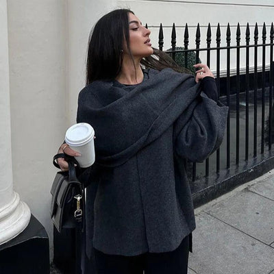 Emma - Cappotto Asimmetrico Chic