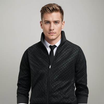 Louis - Cardigan Casual con Zip