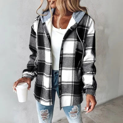Aimee - Felpa Flanella Casual Chic
