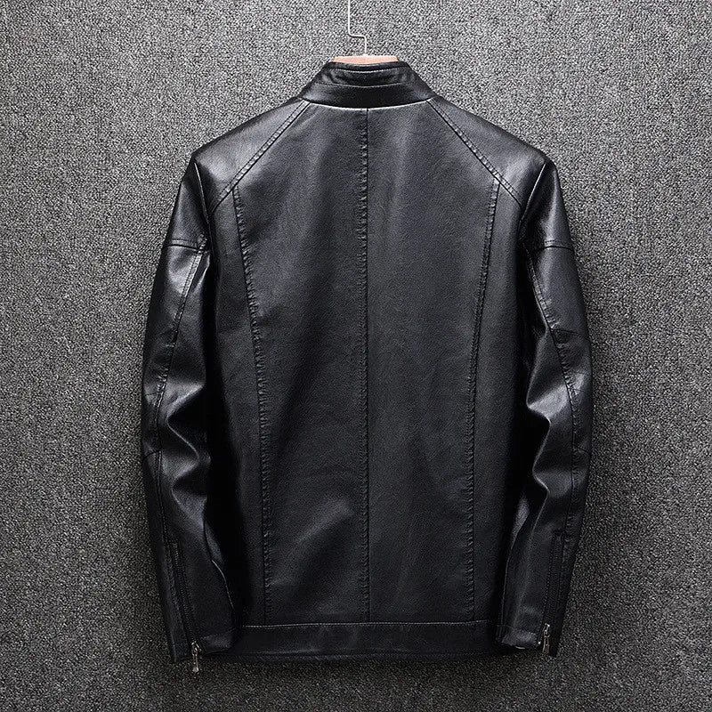 Renzo - Giacca Minimalista in Eco-Pelle