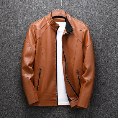 Renzo - Giacca Minimalista in Eco-Pelle