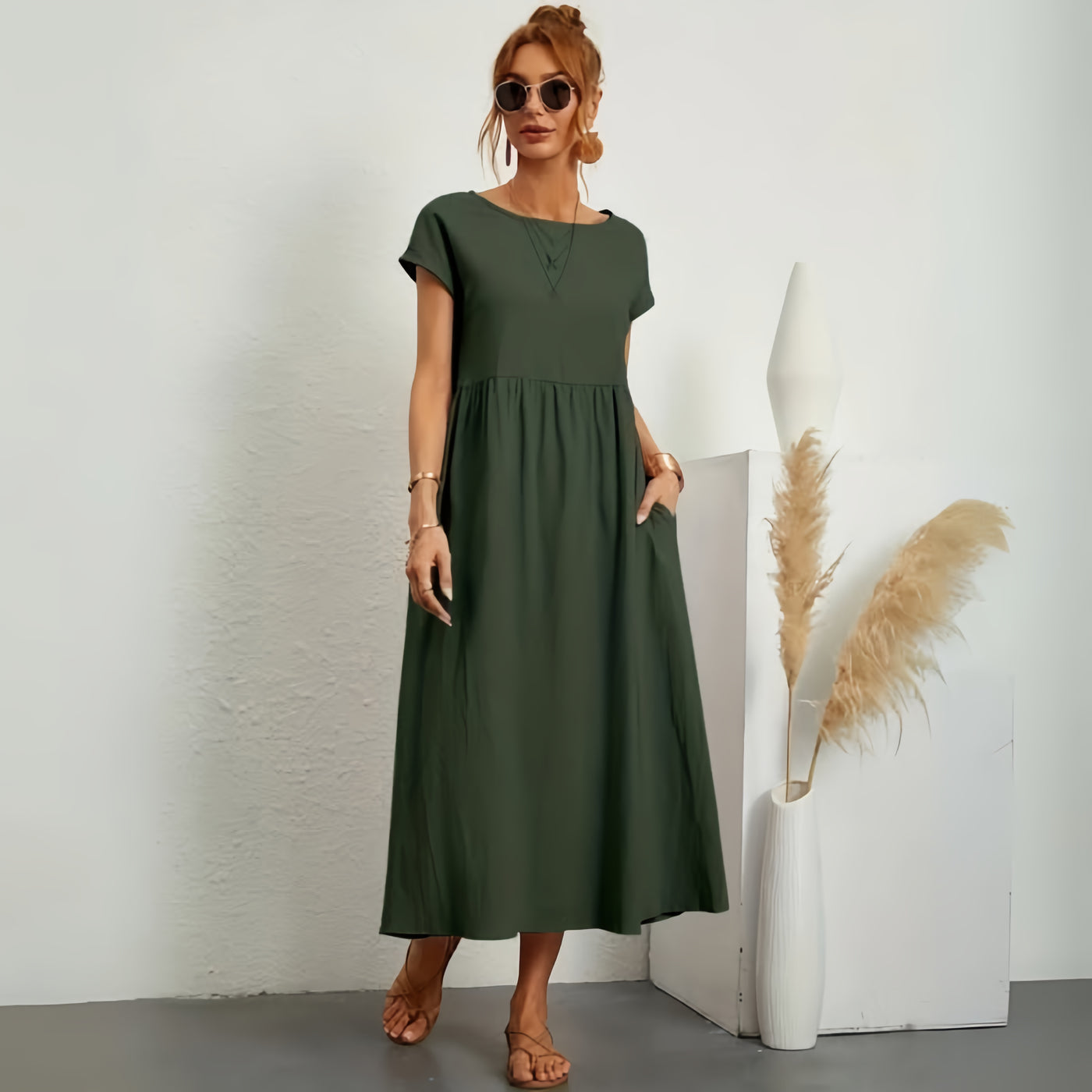 Greta - Vestito Lungo in Lino
