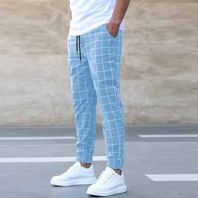 Clemens - Pantaloni Jogger Eleganti a Quadri