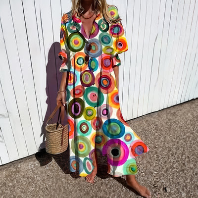 Odessa - Vestito Camicia Floreale Boho