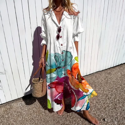 Odessa - Vestito Camicia Floreale Boho