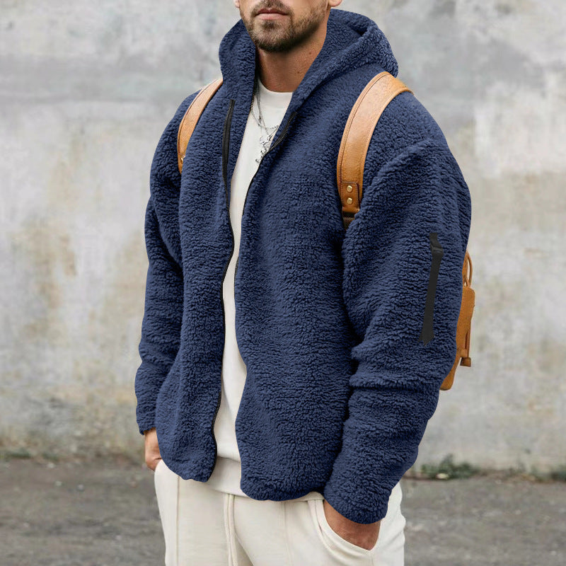 Sebastiano - Giacca in Pile con Cappuccio