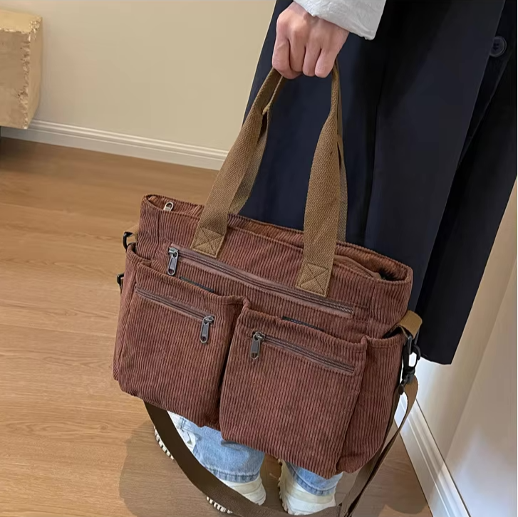 Corinna - Borsa in Velluto a Coste
