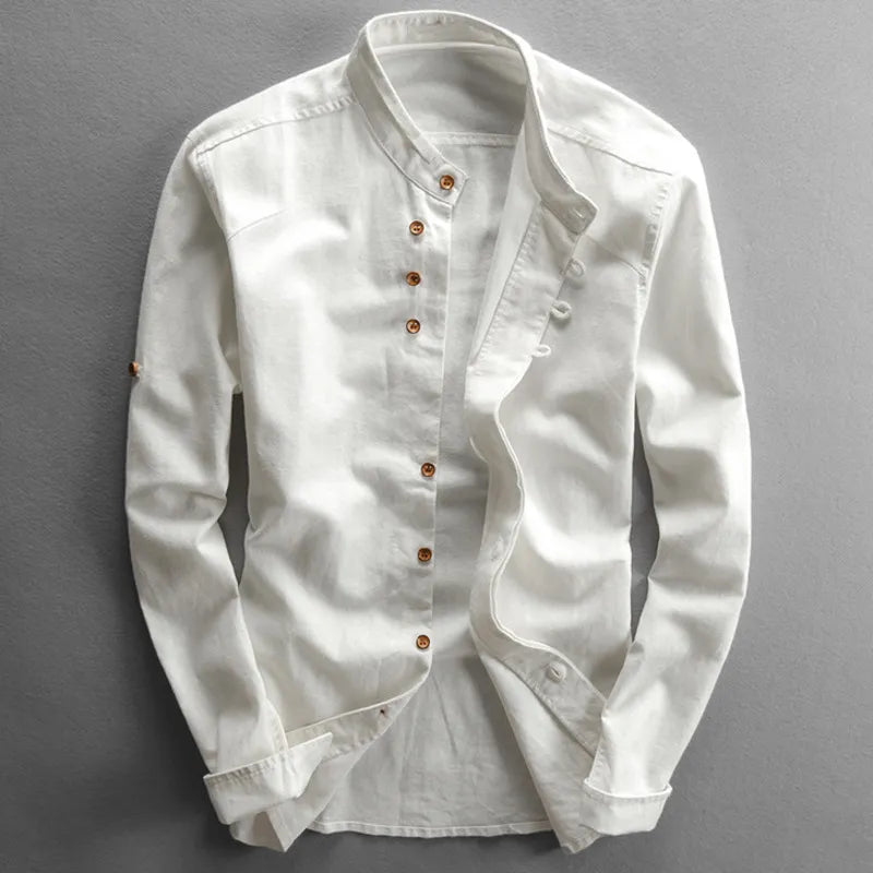 Lorenzo - Camicia Elegante in Stile Giapponese