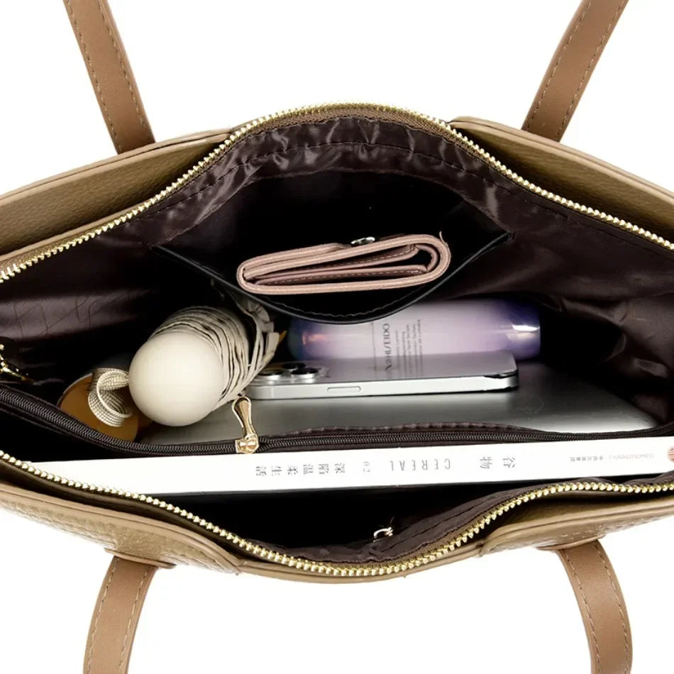 Serena - Borsa Tote Spaziosa in Pelle