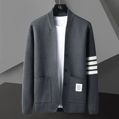 Davide - Cardigan Elegante a Righe
