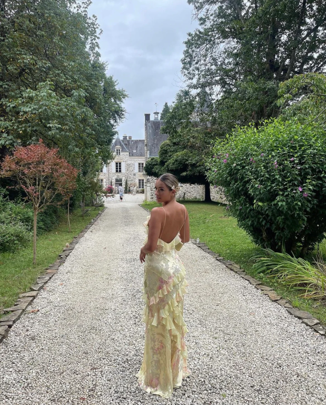 Linda – Abito Lungo Floreale Elegante