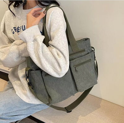 Corinna - Borsa in Velluto a Coste