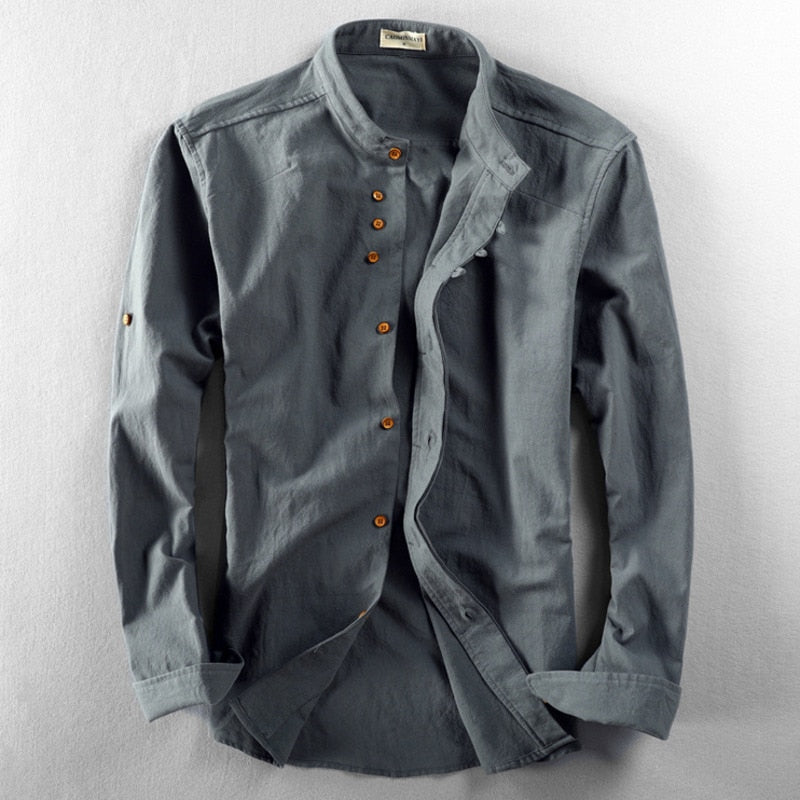 Lorenzo - Camicia Elegante in Stile Giapponese