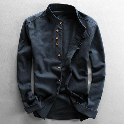 Lorenzo - Camicia Elegante in Stile Giapponese