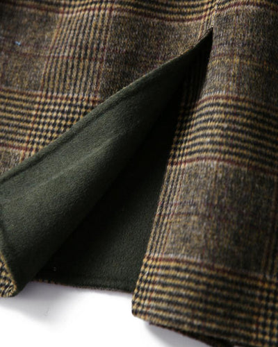 Stella - Cappotto Tartan in Pura Lana