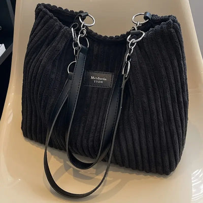 Olivia - Borsa Tote in Corduroy