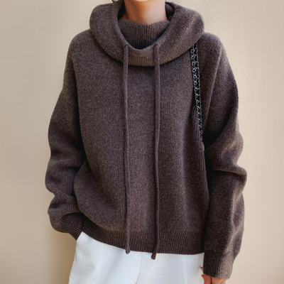 Nadia -  Felpa con Cappuccio Oversize Morbida