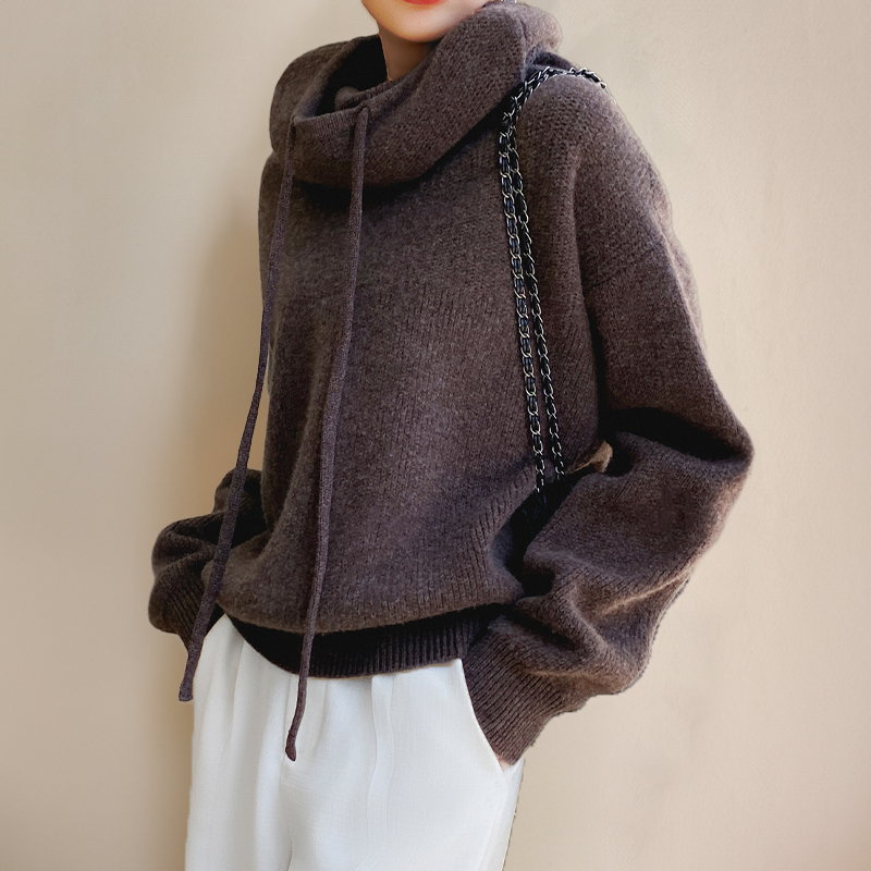 Nadia -  Felpa con Cappuccio Oversize Morbida