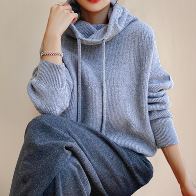 Nadia -  Felpa con Cappuccio Oversize Morbida