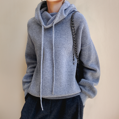 Nadia -  Felpa con Cappuccio Oversize Morbida