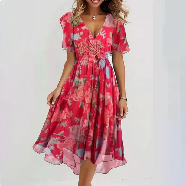 Matilde - Abito Maxi Elegante con Scollo a V