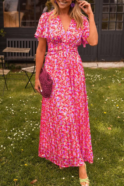 Pauline - Abito lungo a fiori