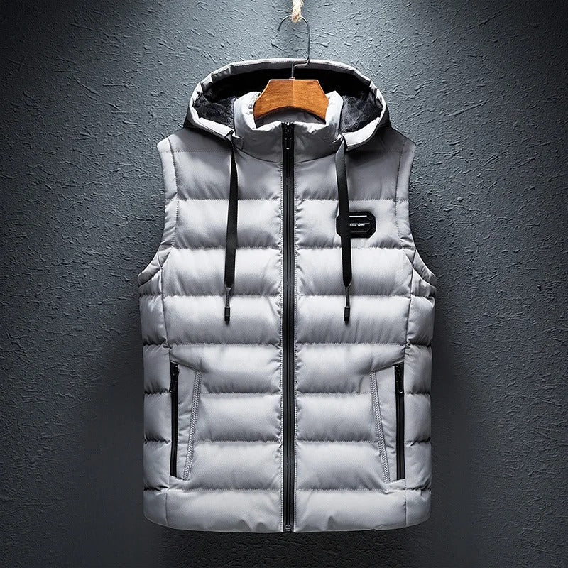 Armando | Gilet Imbottito con Cappuccio