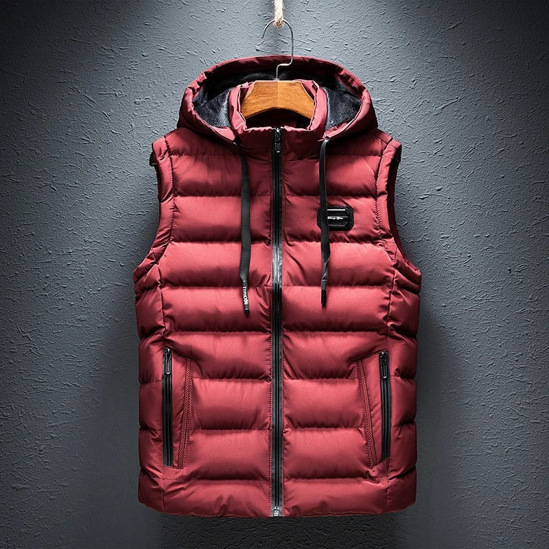 Armando | Gilet Imbottito con Cappuccio